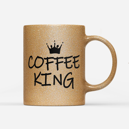 Tasse Glitzer Edition Coffee King